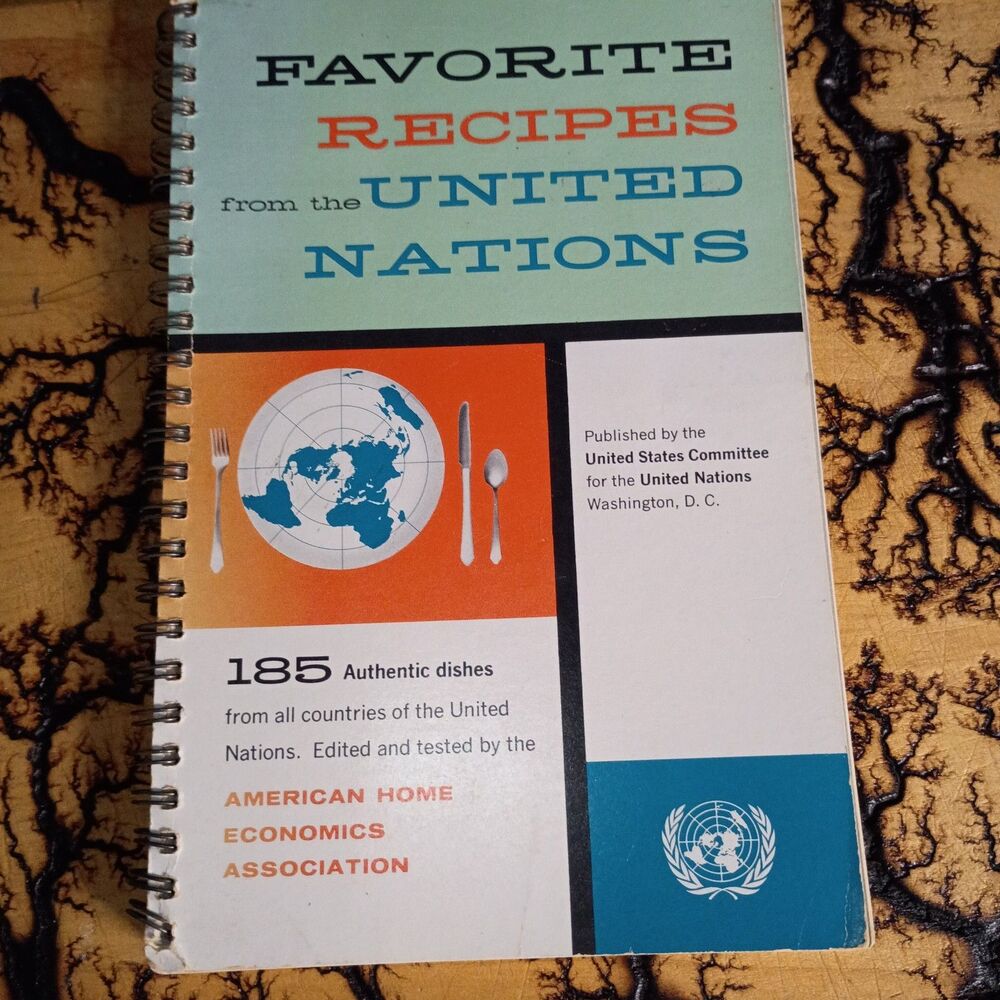 Vintage 1959 Favorite Recipes from the United Nations Cookbook
